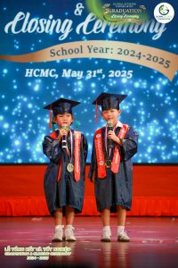 Học sinh cơ sở Hà Đô phát biểu