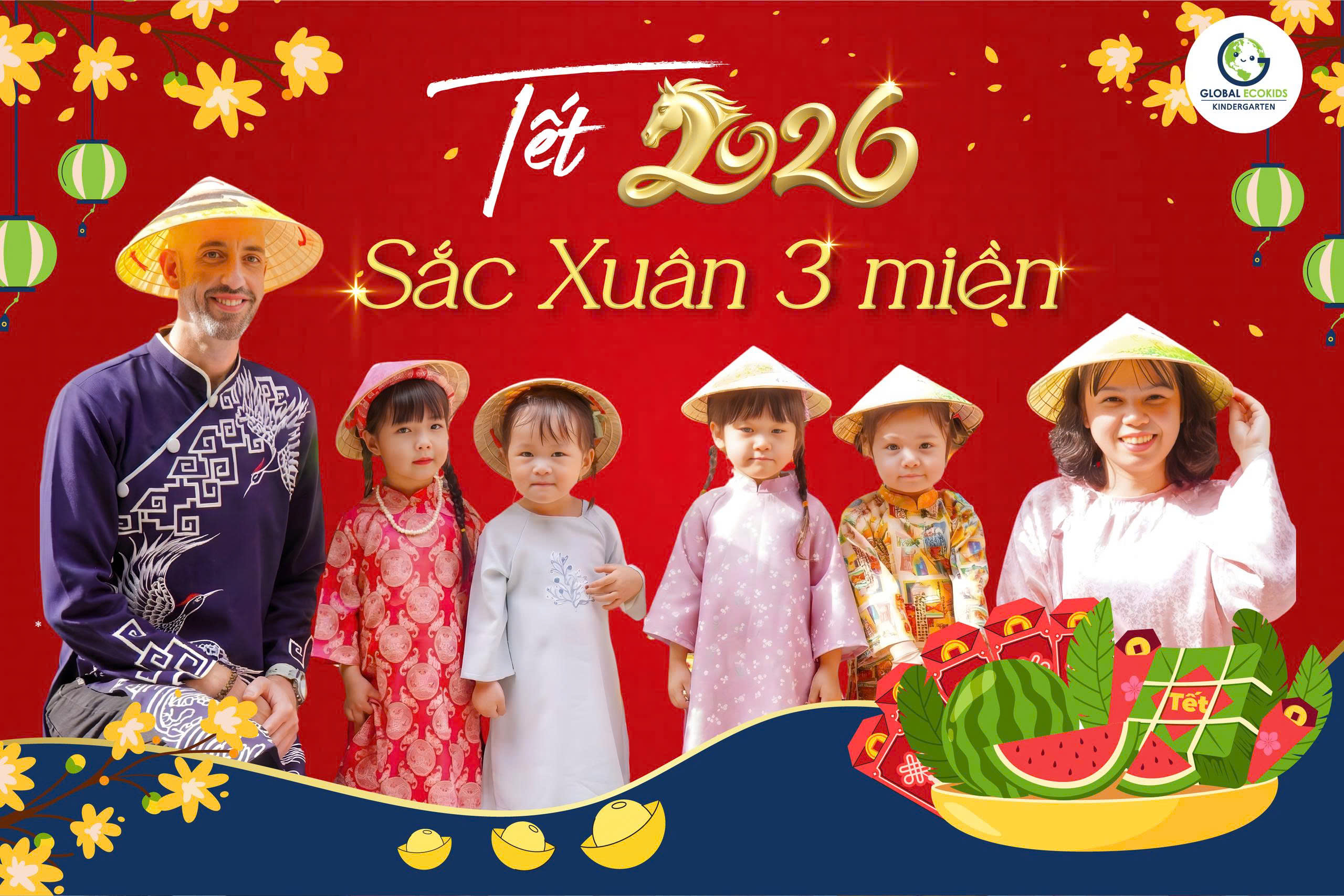 Sắc xuân 3 miền 2026