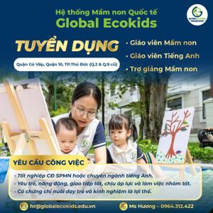Global Ecokids tuyển dụng